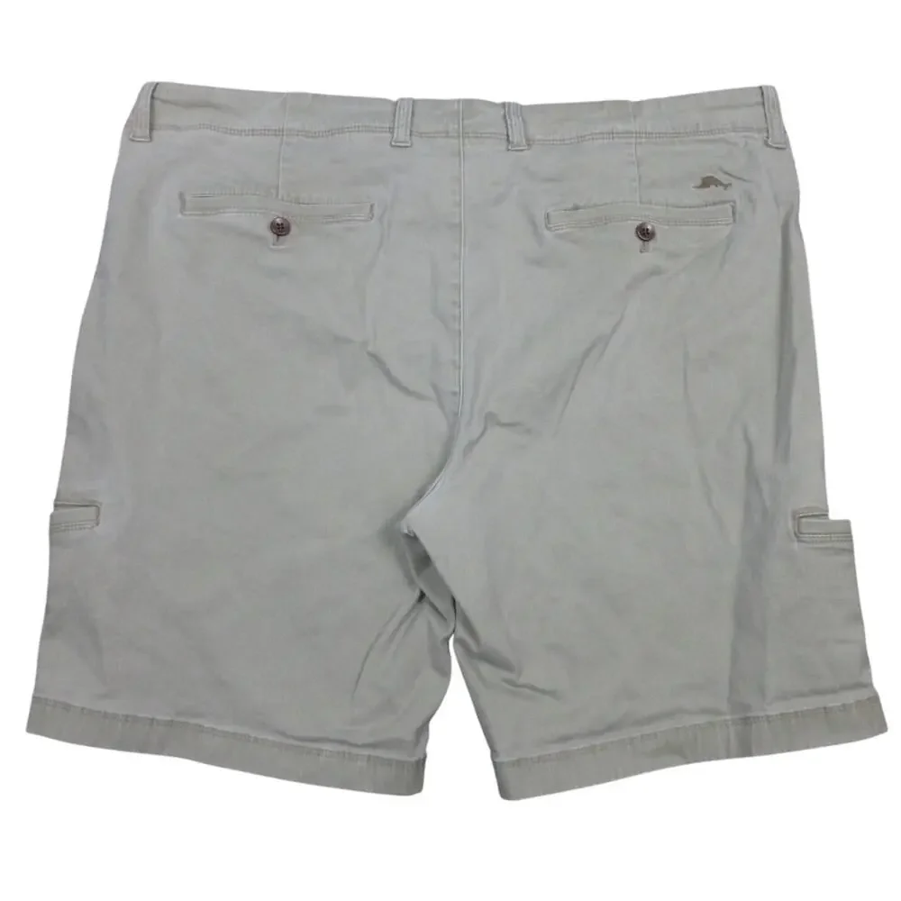 Tommy Bahama Khaki Chino Shorts, Classic Fit Casual, Cotton, Men's Size 34